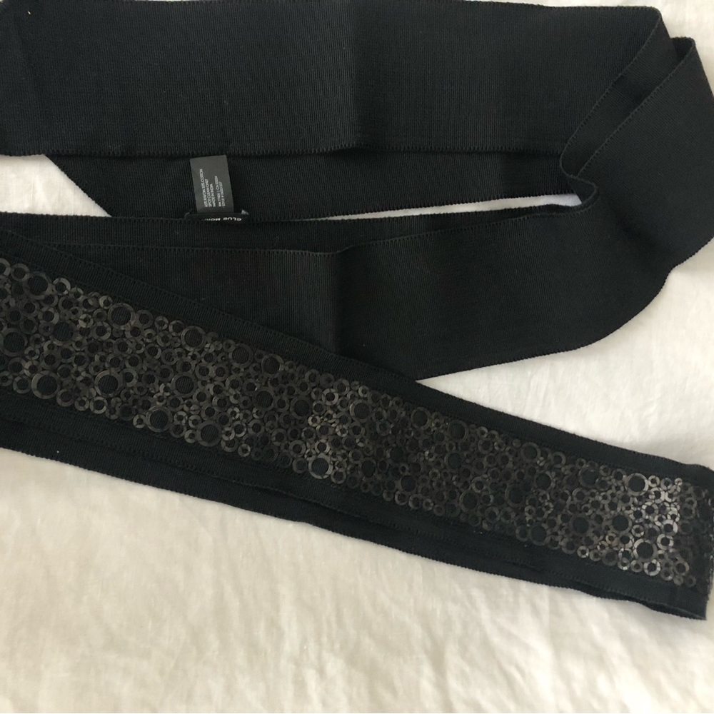 Club Monaco Black Embellished Belt